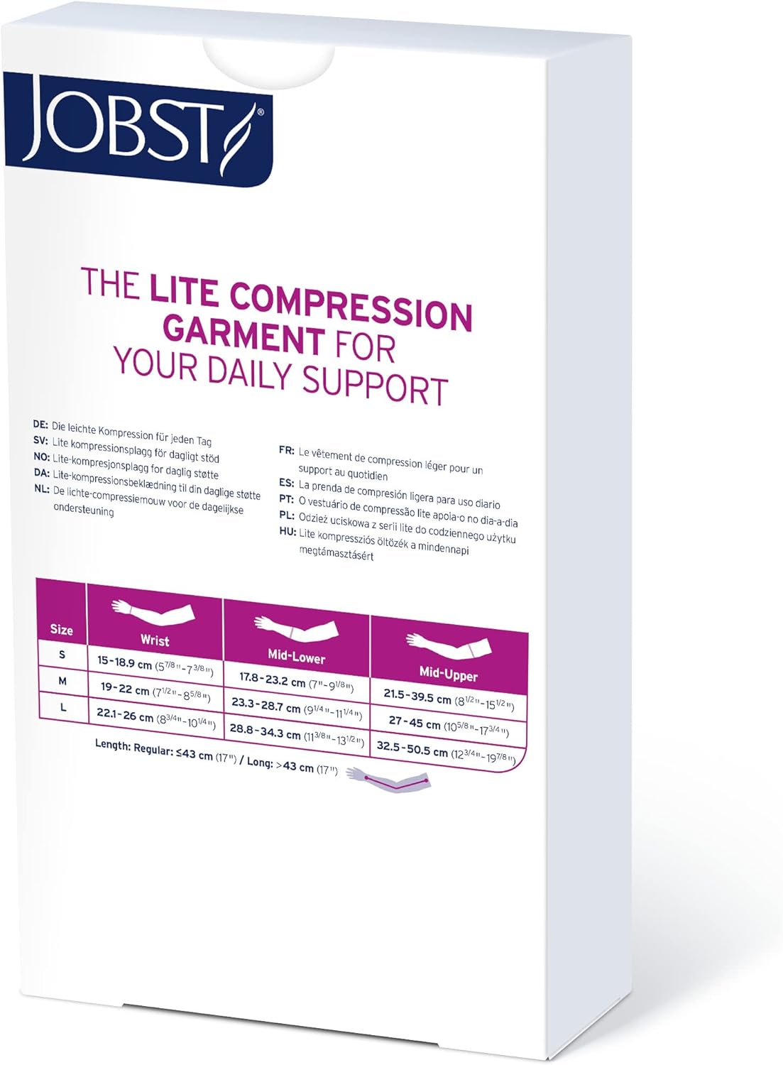 Jobst Bella Lite 20-30 mmHg Compression Women's Arm Sleeve - Beige, Medium Size (Used)