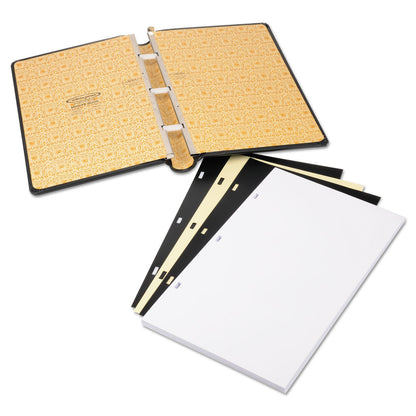 Wilson Jones W0395-31 Corporate Minute Book, Legal Size 8.5x14 250 Pages, Black (New)