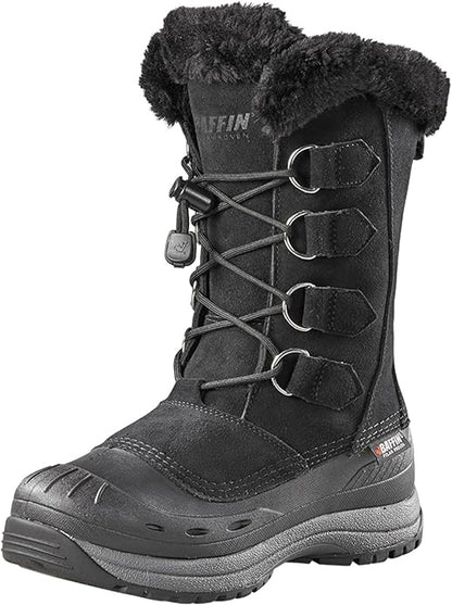 Baffin Chloe Women's Boots for Snow-Covered Terrains, Mid Height, Size 8 - Taupe (New)