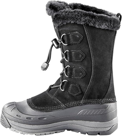 Baffin Chloe Women's lightweight Leather Snow Boots, Synthetic Rubber Sole (Used, No Retail Box)