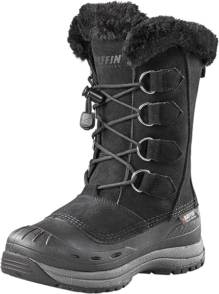 Baffin Women's Chloe Waterproof Snow Boots with Removable Multi-Layer Liner (Like New, Damaged Retail Box)