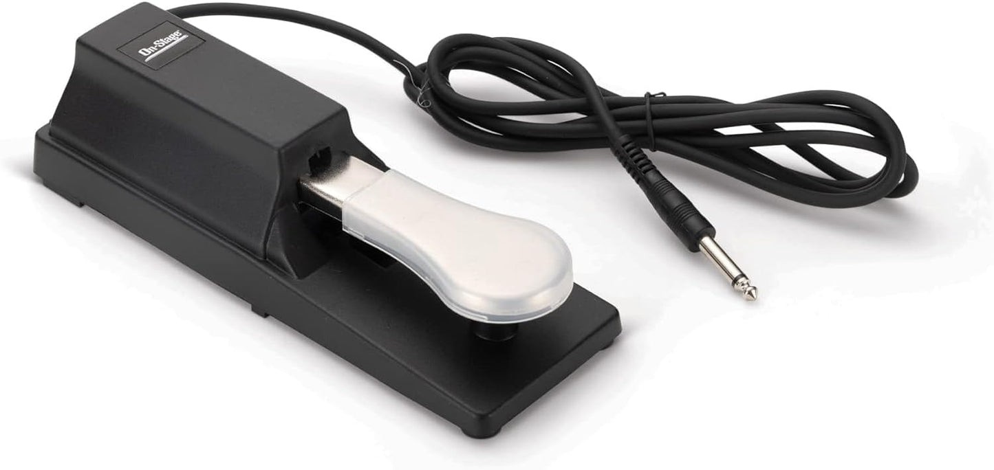 OnStage KSP100 Universal 9 Volts Sustain Keyboard Pedal, Black (Like New)