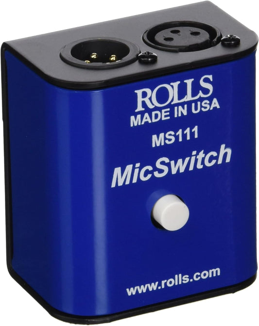 Rolls MS111 Original Version Unidirectional Polar Microphone Switch On/Off (Like New)