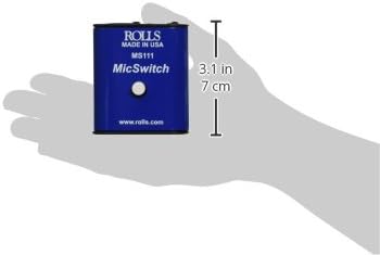 Rolls MS111 Original Version Unidirectional Polar Microphone Switch On/Off (Like New)