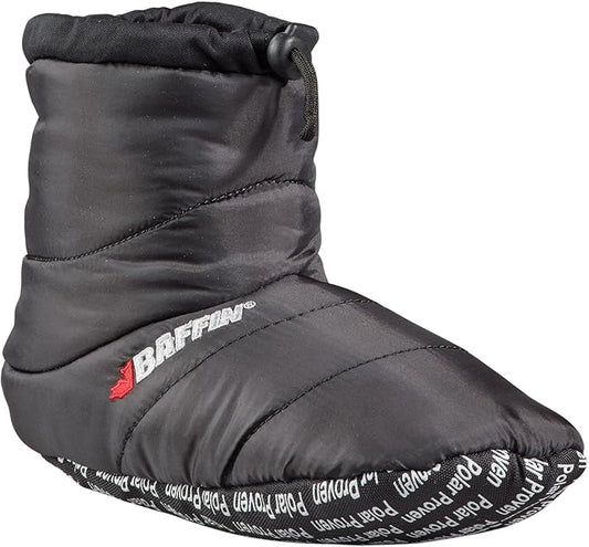 Baffin Mens Water-Resistant Cush Boot Hybrid Slippers for Indoor, Black, Size 10 (Like New)