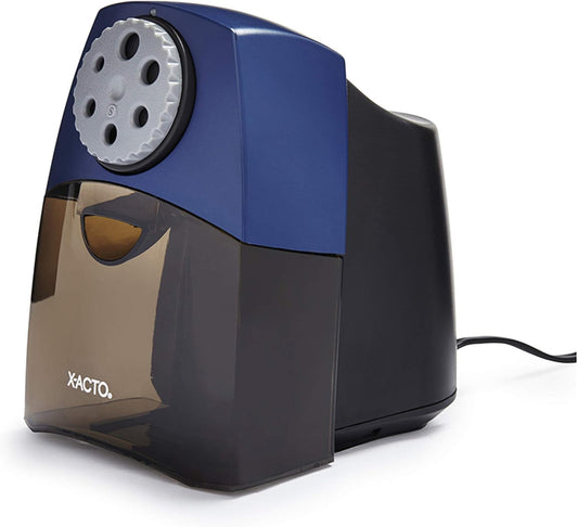 X-ACTO Teacher Pro Electric Pencil Sharpener w/ Auto Adjust Dial - 1 Ct, Black (Like New)