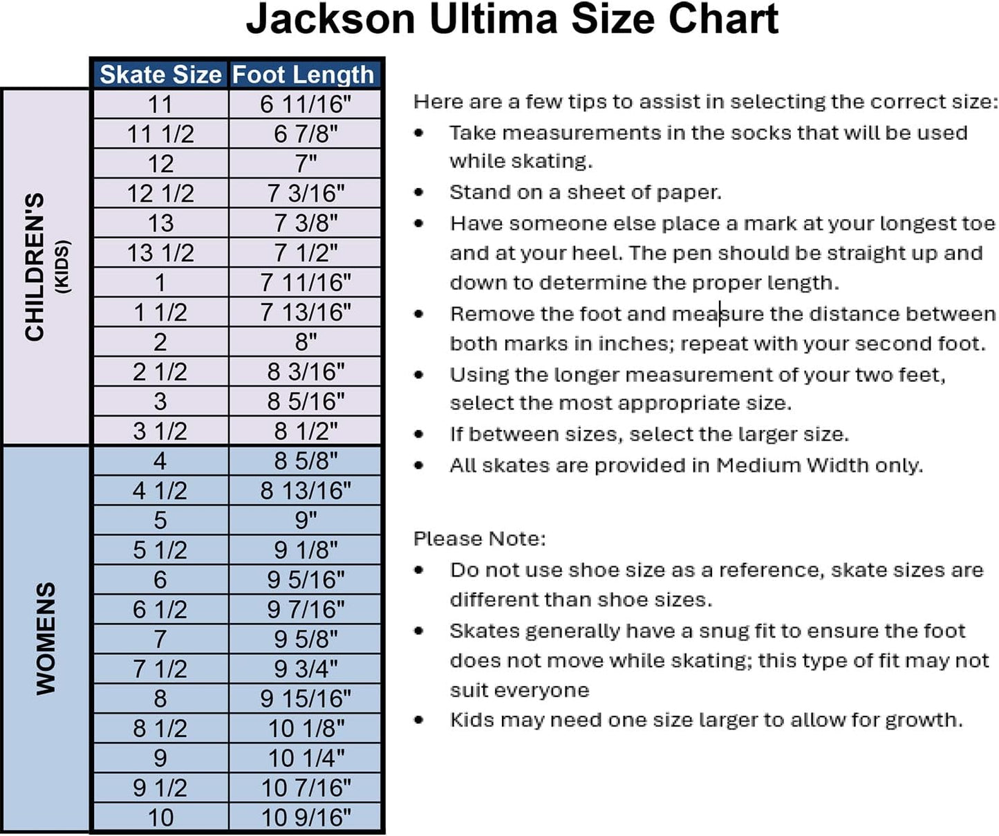 Jackson Ultima Mystique Womens Ice Skates with Mark II Figure Blade for Skating (Like New, No Retail Box)