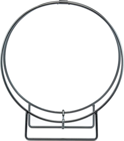 UniFlame W-1890 Iron Log Hoop with 1/2" Solid Stock Tool, Finished Black (Like New)