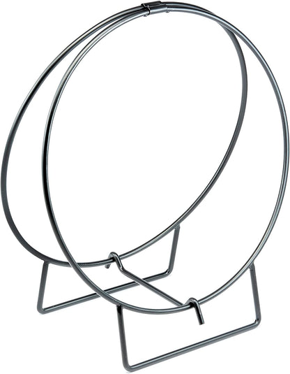 UniFlame W-1890 Iron Log Hoop with 1/2" Solid Stock Tool, Finished Black (Like New)