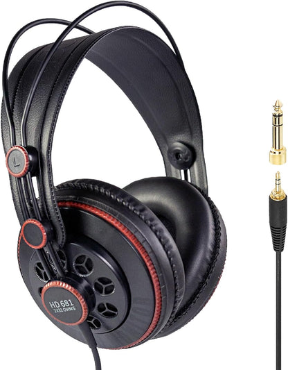Superlux HD 681 Dynamic Semi-Open Black On-Ear Headphones 10Hz-30kHz 32 Ohm 98dB (Used)