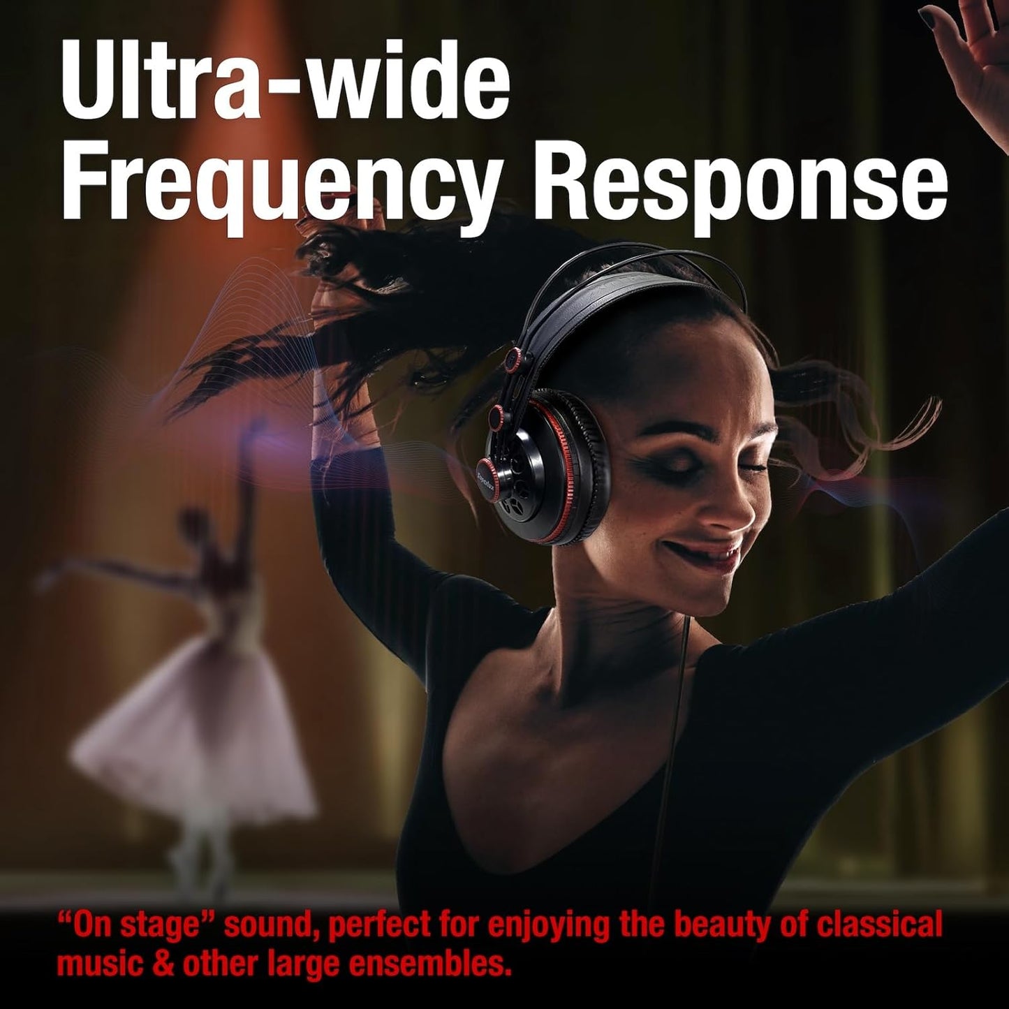 Superlux HD 681 Dynamic Semi-Open Black On-Ear Headphones 10Hz-30kHz 32 Ohm 98dB (Used)