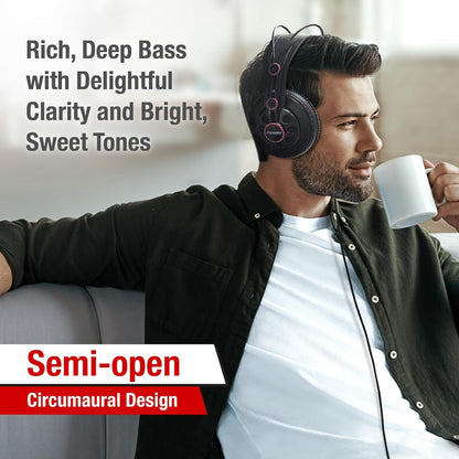 Superlux HD 681 Dynamic Semi-Open Black On-Ear Headphones 10Hz-30kHz 32 Ohm 98dB (Used)