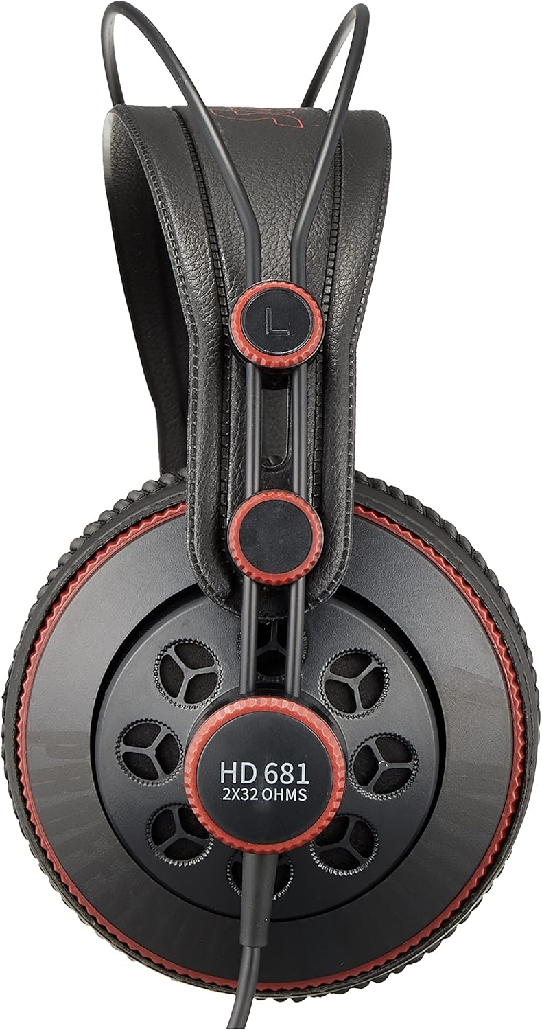 Superlux HD 681 Dynamic Semi-Open Headphones Self-Adjusting Headband Lightweight (Like New)