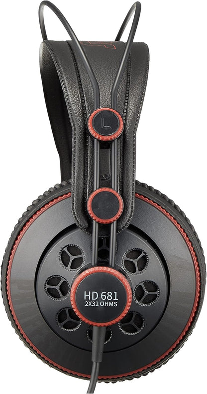 Superlux HD 681 Dynamic Semi-Open Headphones Self-Adjusting Headband Lightweight (Like New)