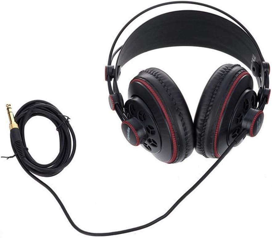 Superlux HD 681 Dynamic Semi-Open Headphones Self-Adjusting Headband Lightweight (Like New)