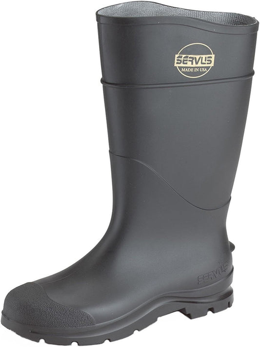 Custom Leathercraft Norcross Servus 16" Waterproof Knee Boots  - Black, Size 11 (Like New, No Retail Box)