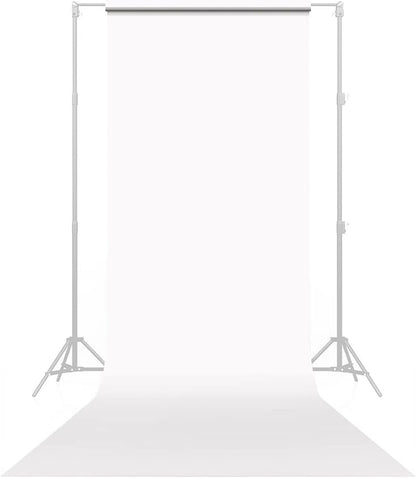 Savage 15318 Seamless Paper Photography Backdrop, 53 in x 18 ft - Super White (Like New)
