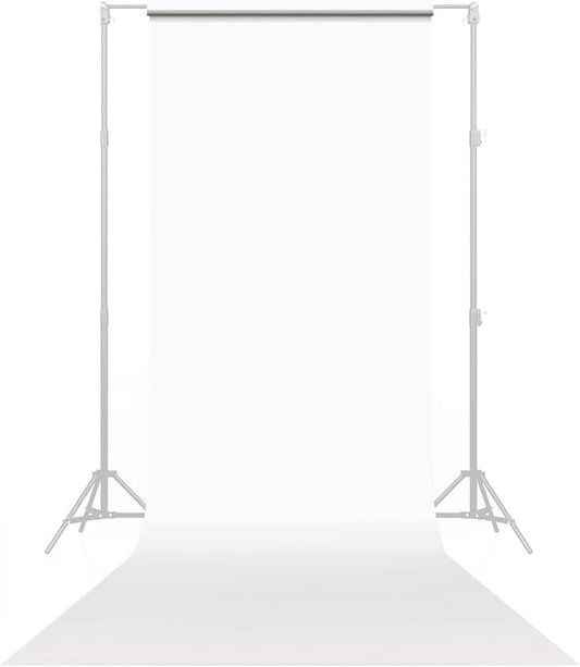 Savage 15318 Seamless Paper Photography Backdrop, 53 in x 18 ft - Super White (Like New)