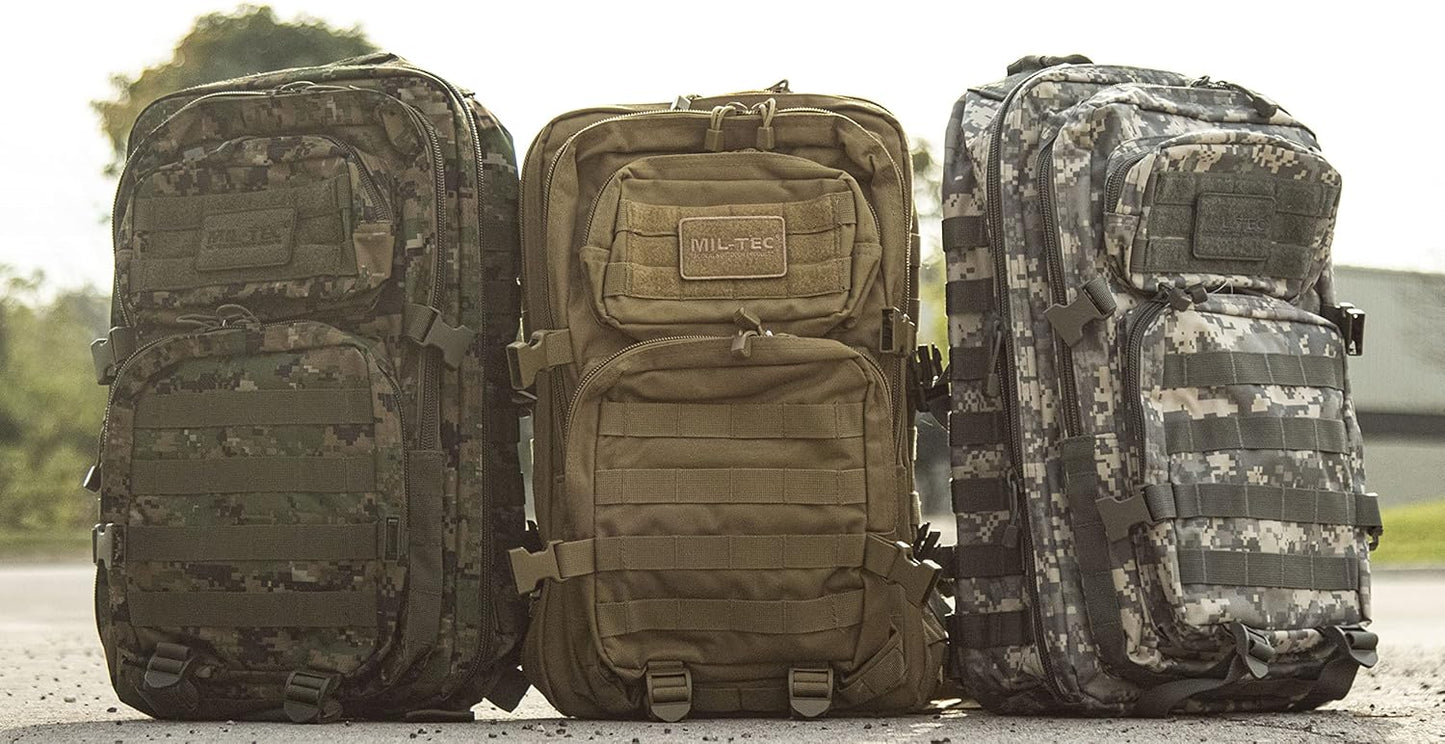 Mil-Tec Ergonomic Durable Versatile Tactical Outdoor Camping Hiking Backpack (Like New)