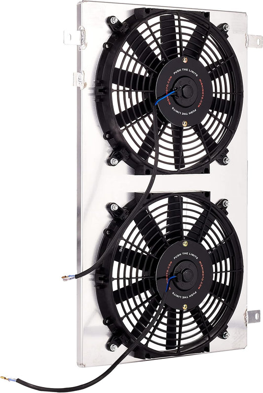 Mishimoto MMFS-SUP-86 Aluminum Fan Shroud Kit CFM 2300 For 1986–92 Toyota Supra- (Like New)