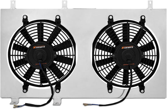 Mishimoto MMFS-AE86-83 Performance Fan Shroud Fits Toyota Corolla 1983-87 Silver (Like New)