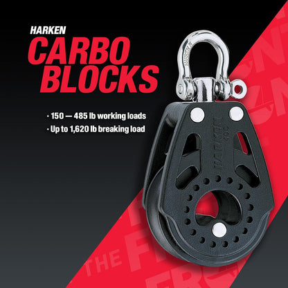 HARKEN Premium 2644 Plastic Carbo Air Block Sailing and Sailboat Equipment (Like New)