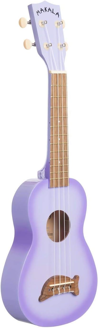 Kala MK-SD/PLBURST Dolphin Bridge Soprano Nylon Ukulele with Bag, 4 Strings (Like New)