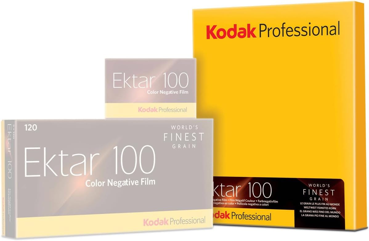 Kodak 158 7484 Professional Ektar Color Negative Film ISO 100, 4x5", 10 Sheets (Like New)