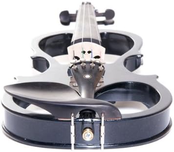 Cecilio 4/4 CEVN-1BK Solid Wood Electric/Silent Violin W/ Ebony Fittings, Black (Used)