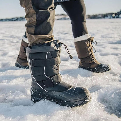 Baffin 4000-M001 Eiger Rubber Winter Boots for Men, Size 11 - Bk1 - Black (Used)