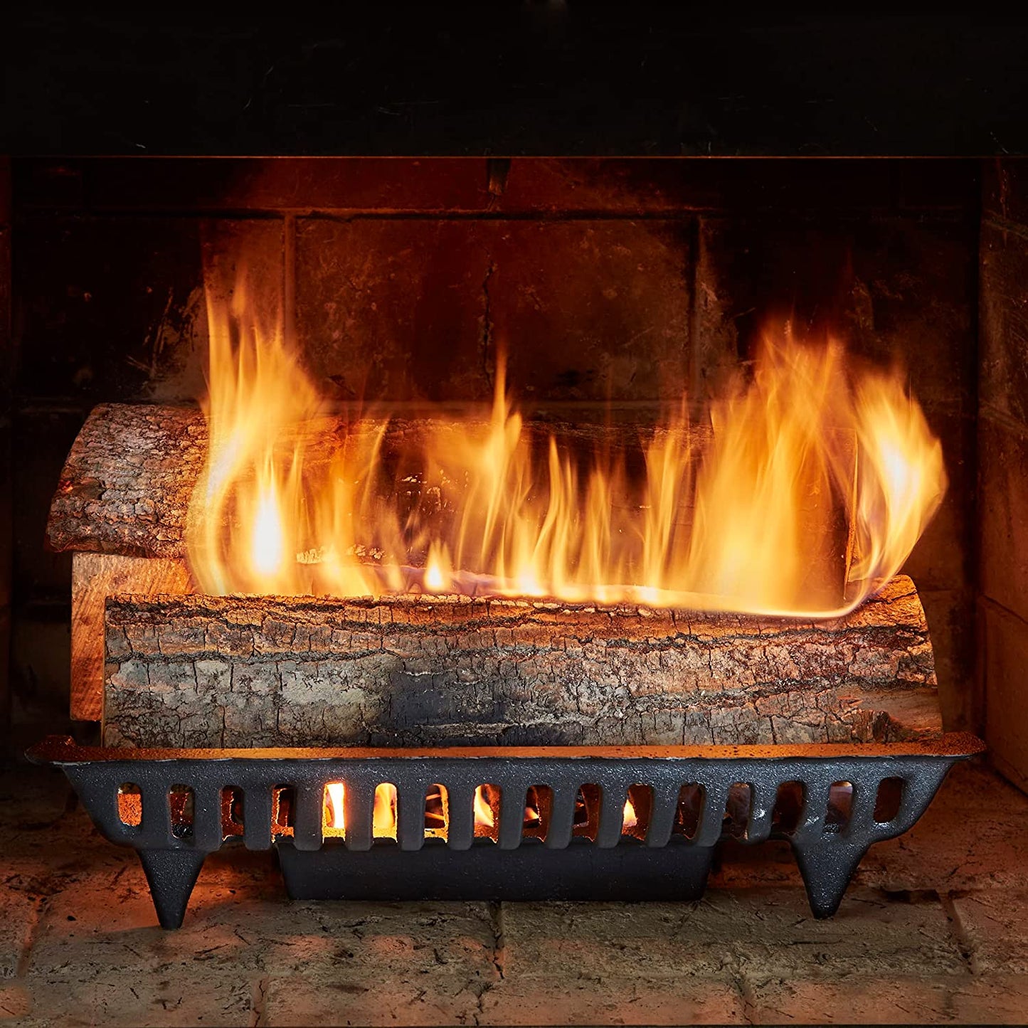 Uniflame C-1899 Traditional 18" Zero Clearance Cast Iron Stack Grate -Black- (Used)