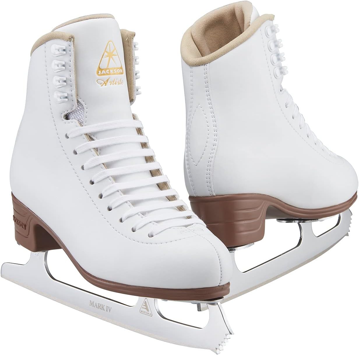 Jackson Ultima Artiste Women's Ice Skates w/ Mark IV Blade - White, 7 C Women's (Used)