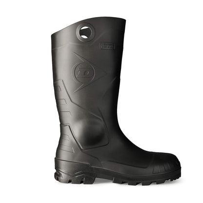 Dunlop Chesapeake Platform Heel Rubber Boots with Steel Toe for Men and Women (Like New, Damaged Retail Box)