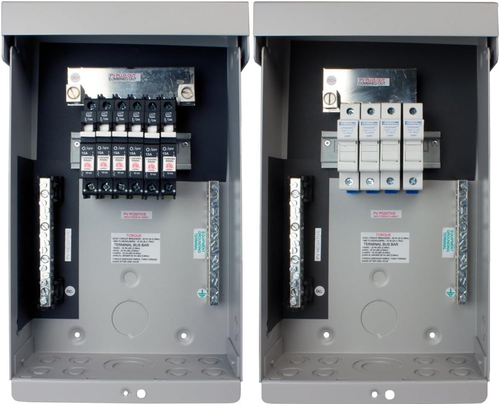 Midnite Solar MNPV6 Photovoltaic Single Phase Combiner Enclosure with 4-Circuits (Used, Damaged Retail Box)