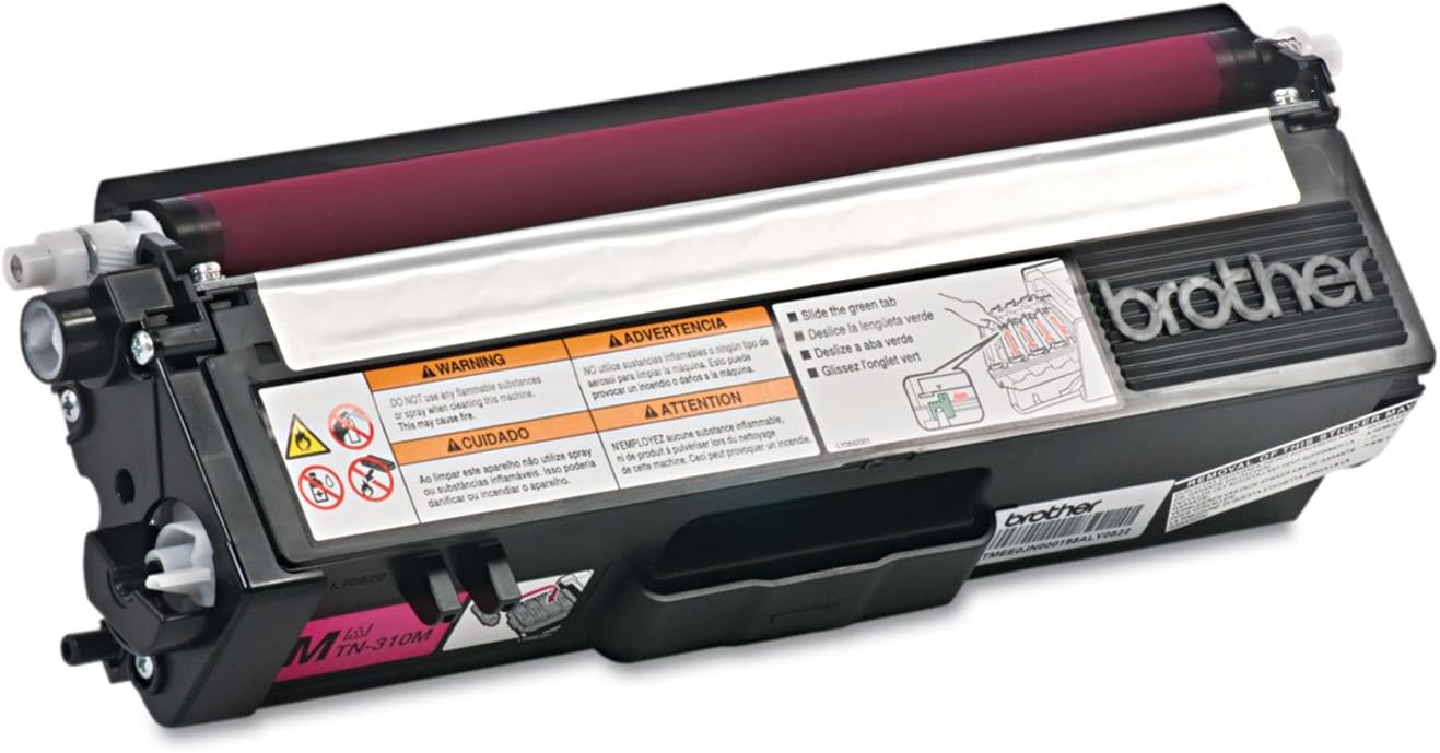 Brother TN310M Color Laser Magenta Toner Cartridge for Home & Offices - Magenta (New)