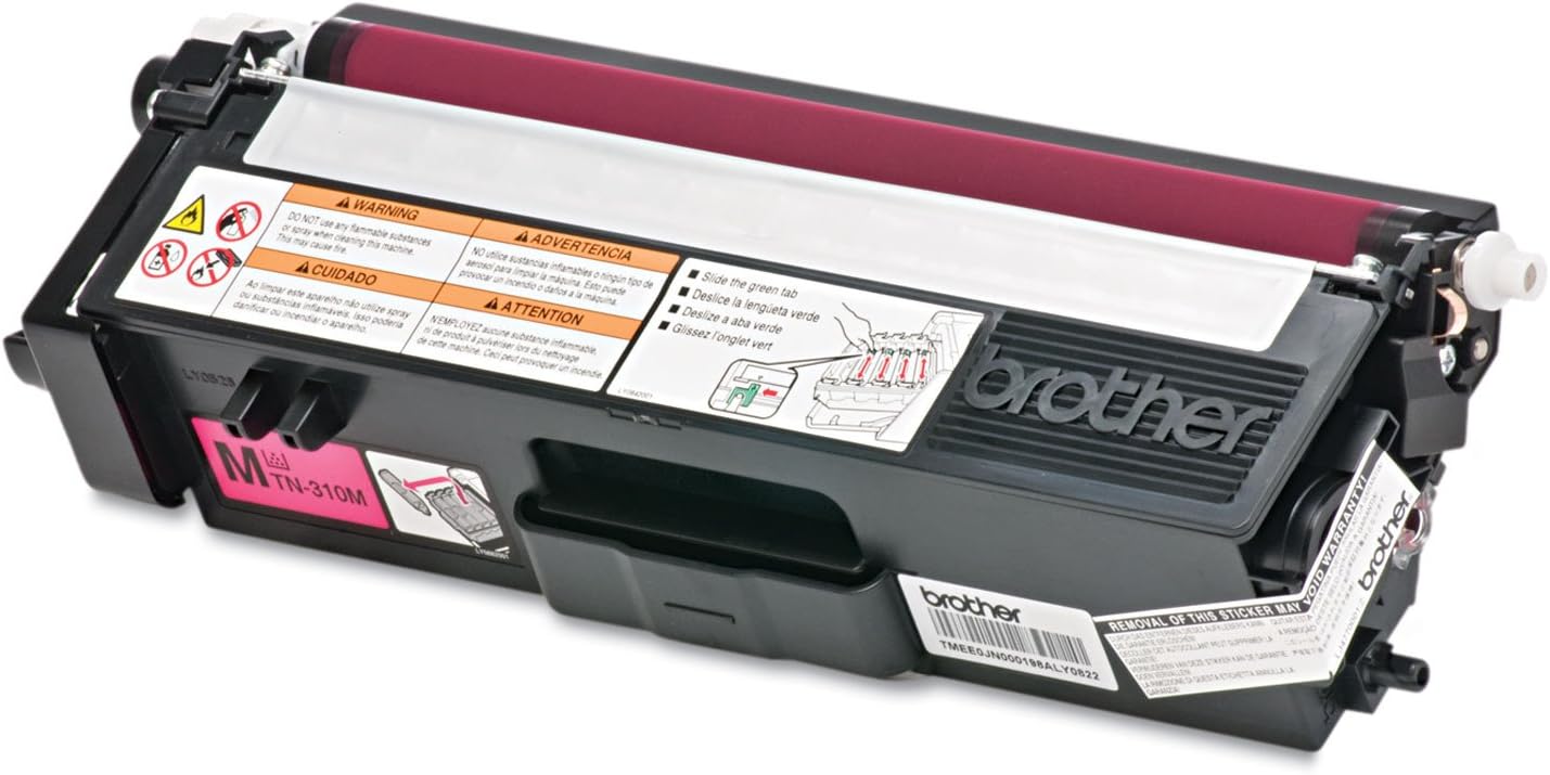 Brother TN310M Color Laser Toner Cartridge for Home & Offices, 1500 Yield Pages (New, Damaged Retail Box)