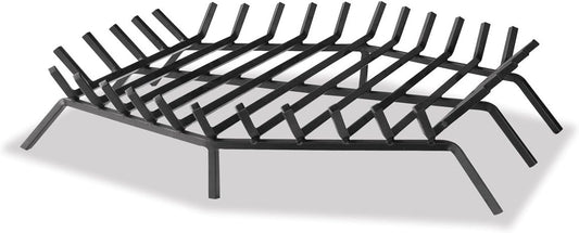 Uniflame C-1552 36 in. x 36 in. Hexagonal Hex Bar Log Grate - Black (Used, No Retail Box)