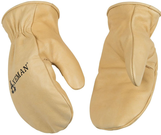 Kinco 1930-XL Axeman Lined Grain Cowhide Leather Mitt for Men, Highly Durable (Like New)