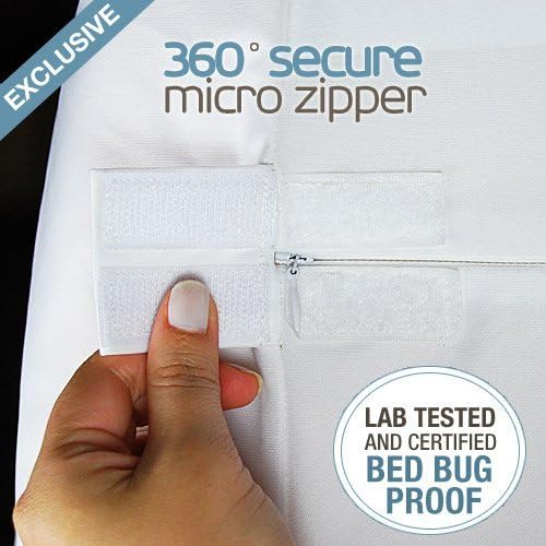 SafeRest 9" Thick Waterproof Breathable Box Spring Encasement, Twin - Red (New)