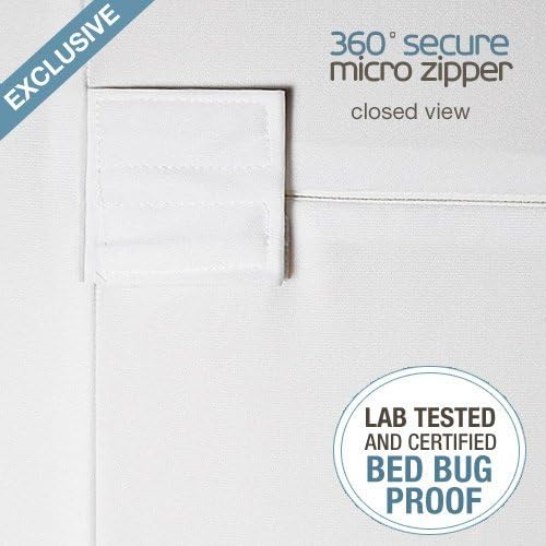 SafeRest 9" Thick Waterproof Breathable Box Spring Encasement, Twin - Red (New)