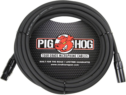 Pig Hog PHM20 High Performance 8mm XLR Microphone Cable, 20 Feet - Black (Like New)
