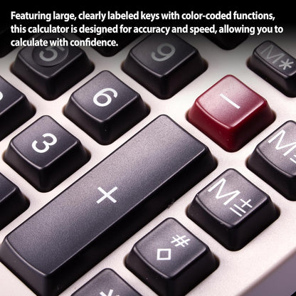 Victor 1208-2 Compact and Reliable Printing Calculator with 12 Digit LCD Display (Like New)