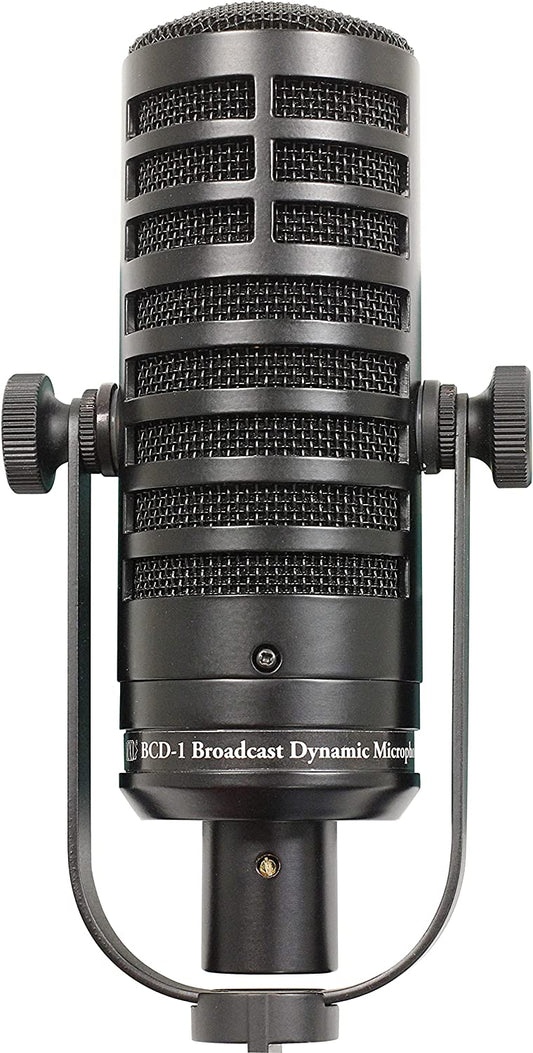 MXL BCD-1 Dynamic XLR Broadcast / Podcast Windscreen Microphone - Black (Like New)