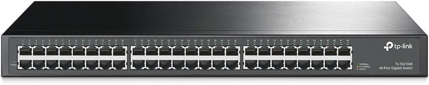 TP-Link Unmanaged Switch Plug and Play Metal Rack 48 Port Gigabit Ethernet (Like New)
