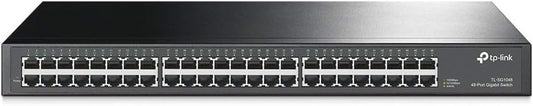 TP-Link Unmanaged Switch Plug and Play Metal Rack 48 Port Gigabit Ethernet (Like New)