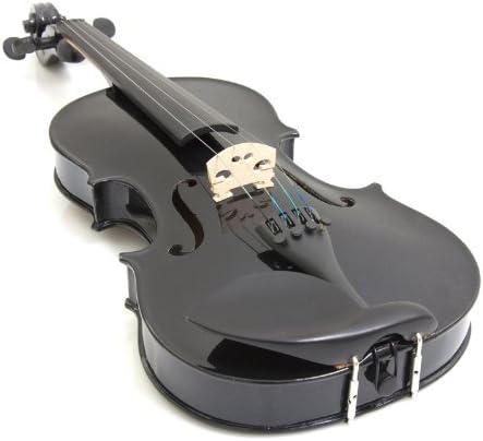 Mendini By Cecilio Violin For Beginners, Kids & Adults w/Hard Case, 4/4 -Black (Like New, No Retail Box)