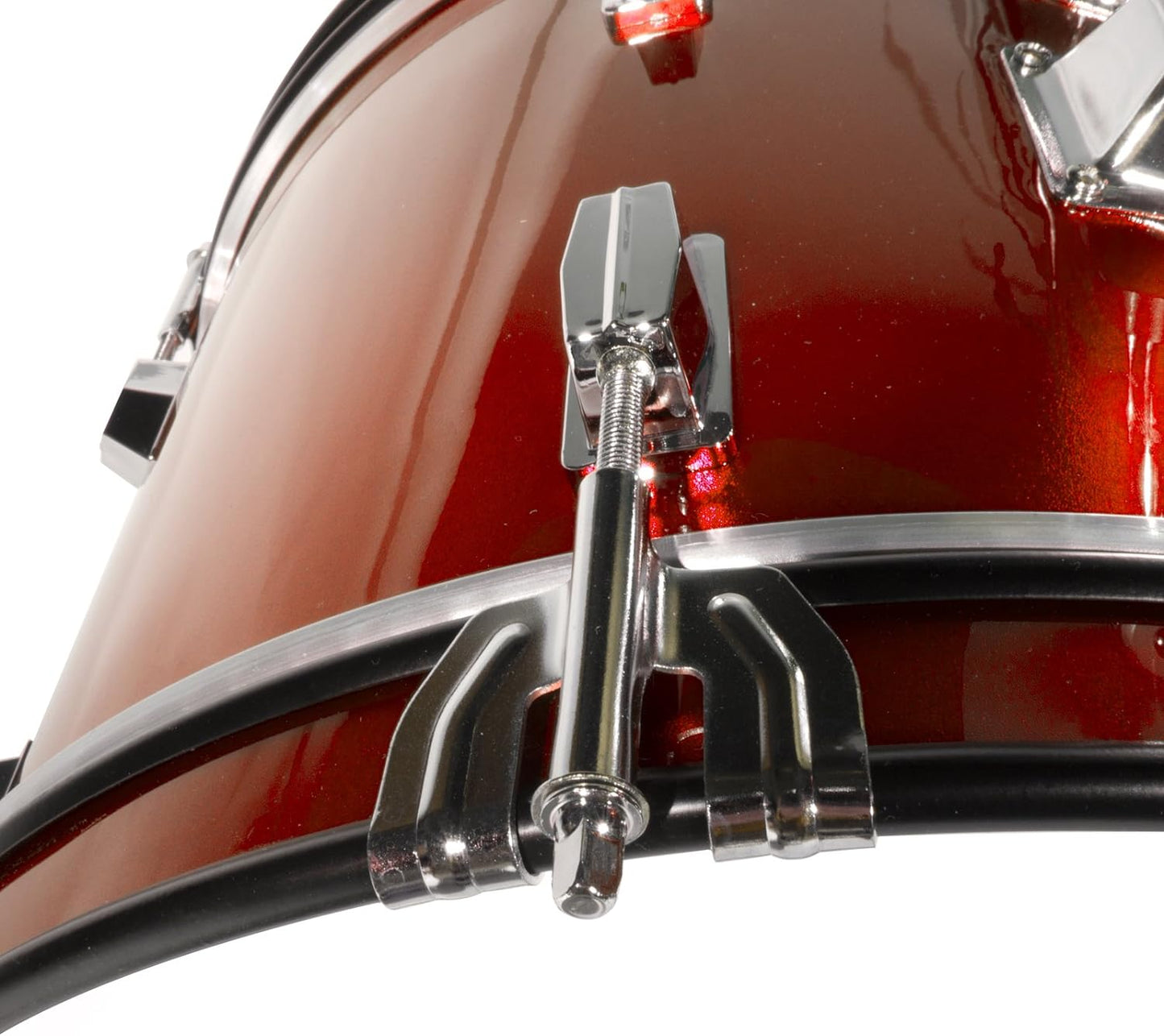 Mendini 16" 3-Piece Kids Drum Set Includes Bass Drum, Tom, Snare & Drum Throne- (Like New)