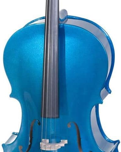 Cecilio Cello - Musical Instrument For Kids & Adults - Cellos Kit,Full Size Blue (Like New)