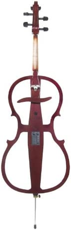 Cecilio CECO-1DW Ebony Electric Silent Metallic Mahagony Cello in Style 1, 4/4 (Like New)