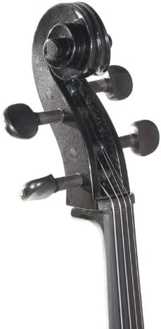 Cecilio CECO-4BK Ebony Electric Silent Cello in Style 4, 4/4 - Metallic Black (Like New)